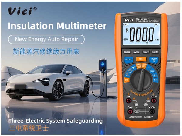 如何使用絕緣萬用表加倍提升檢測新能源車三電系統(tǒng)的工作效率？