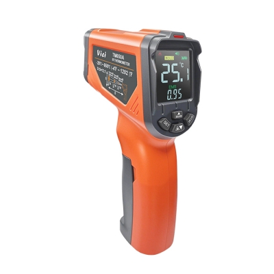 TM650A 650℃ 12:1紅外測溫儀，發射率0.1～1.0可調，高低溫報警功能，最大/最小/平均/差值。