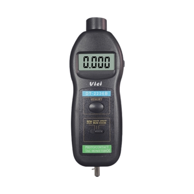 DT-2236B LED光電接觸轉速線速表，自動記憶最大值，最小值，最后測量值。