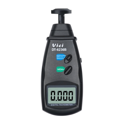 DT-6236B LED光電接觸轉速線速表，自動記憶最大值，最小值，最后測量值，自動存貯數據。