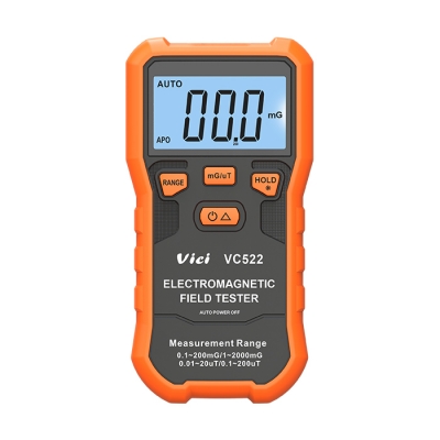 VC522家用電磁輻射測量儀，數據保持，背光顯示，相對值測量